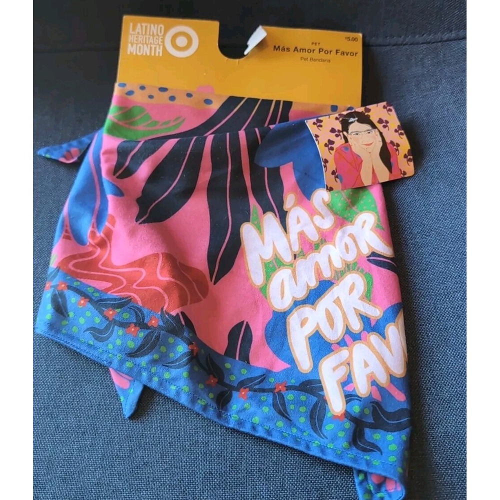 Over Collar SlideOn Pet Dog Cat Bandana Scarf  ZIG-ZAGS   large